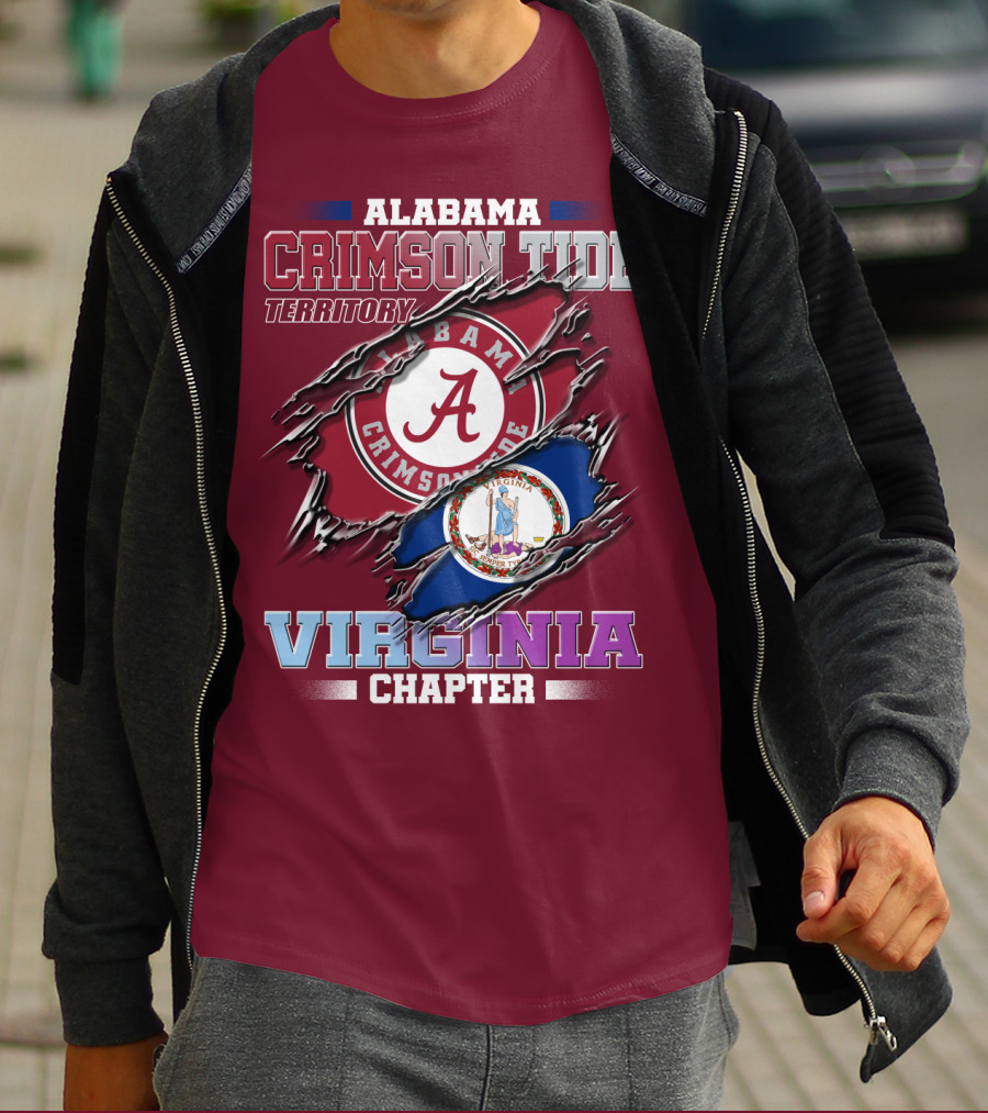 Alabama Crimson Tide Territory Virginia Chapter T-Shirt