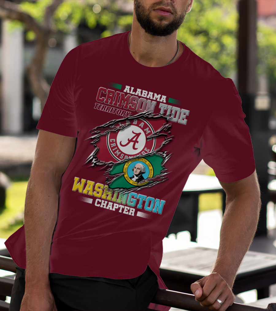Alabama Crimson Tide Territory Washington Chapter T-Shirt