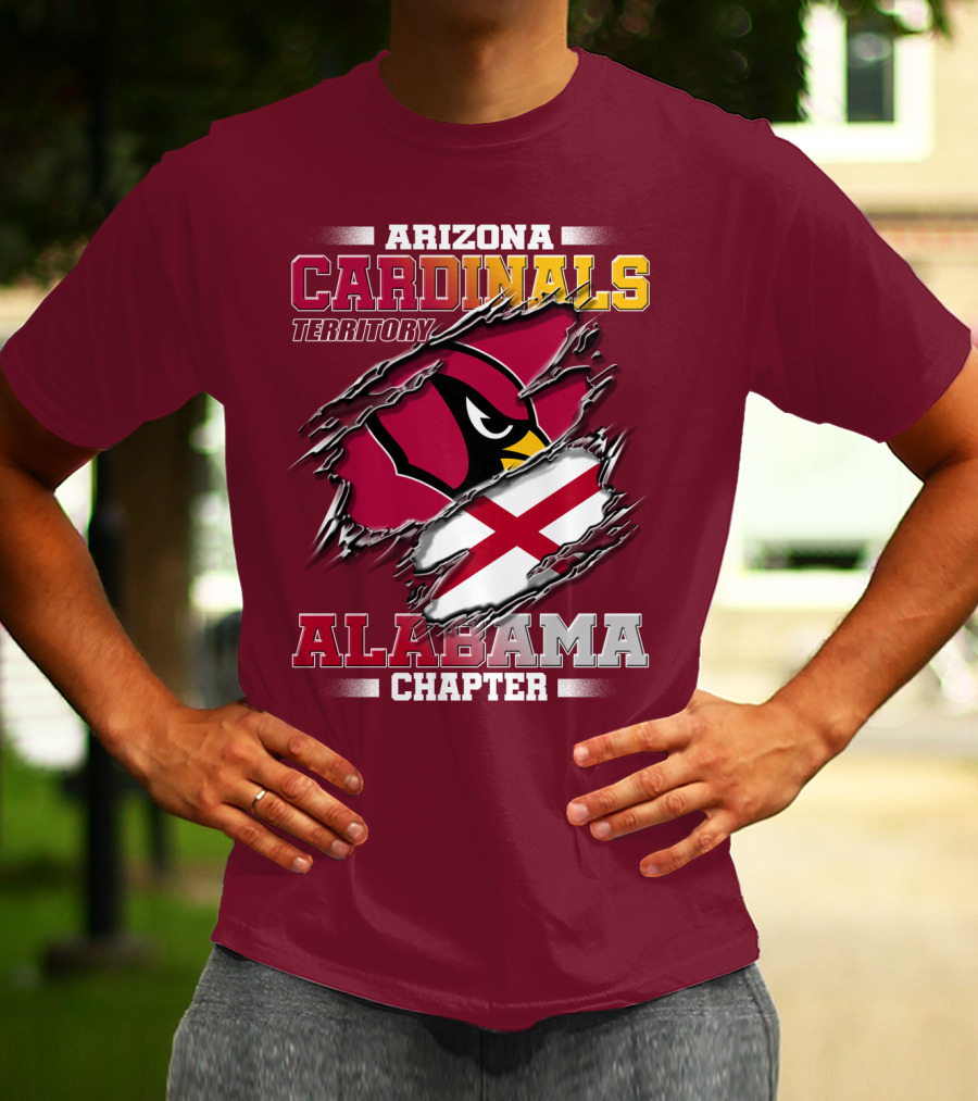 Arizona Cardinals Territory Alabama Chapter T-Shirt