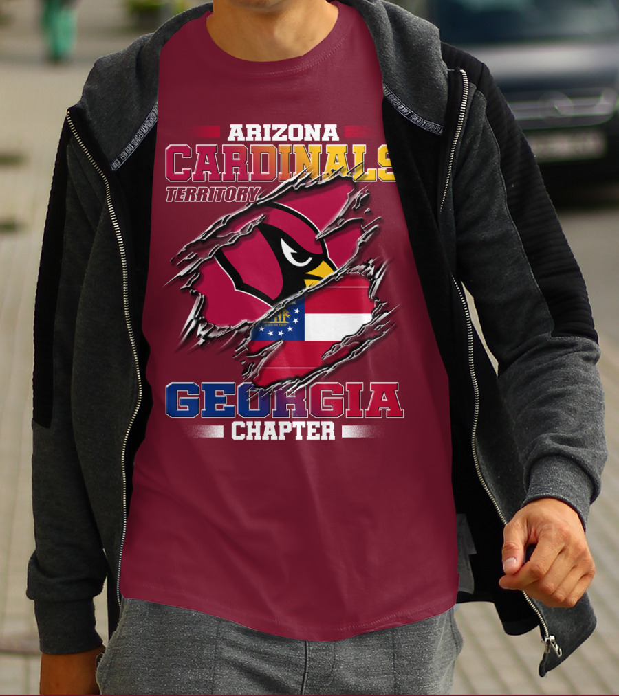 Arizona Cardinals Territory Georgia Chapter T-Shirt