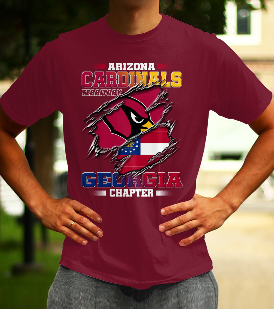 Arizona Cardinals Territory Georgia Chapter T-Shirt