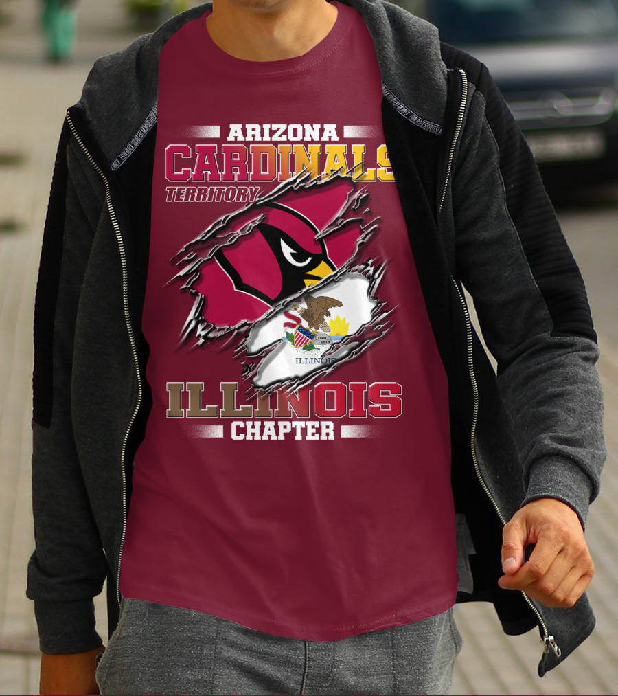 Arizona Cardinals Territory Illinois Chapter T-Shirt