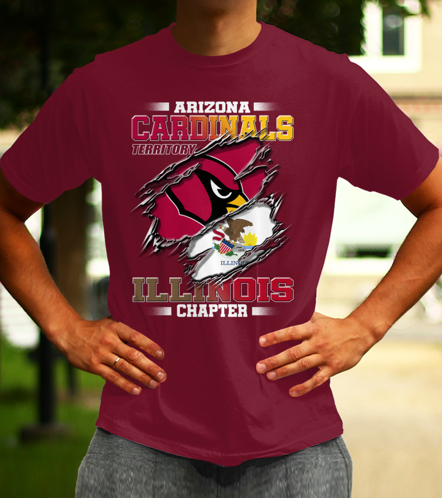 Arizona Cardinals Territory Illinois Chapter T-Shirt