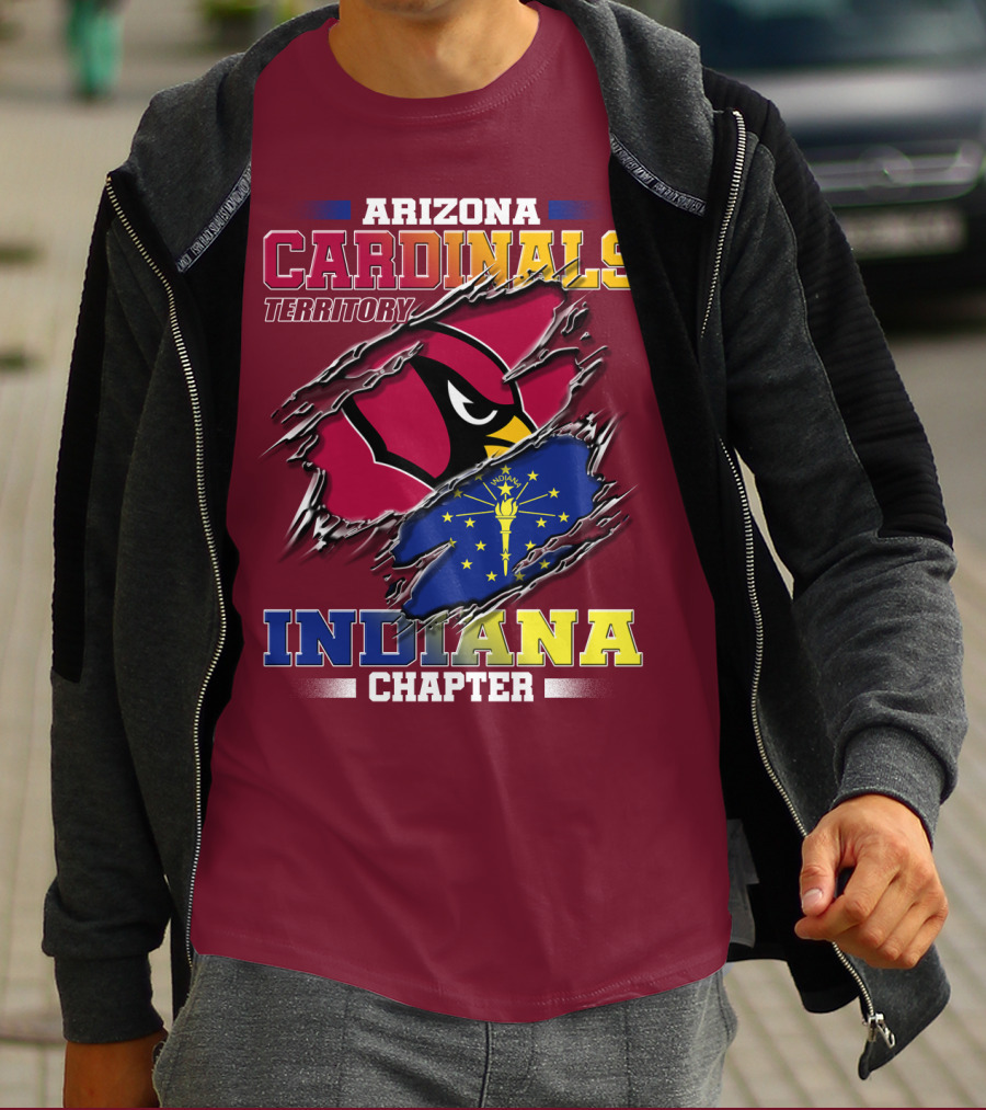 Arizona Cardinals Territory Indiana Chapter T-Shirt