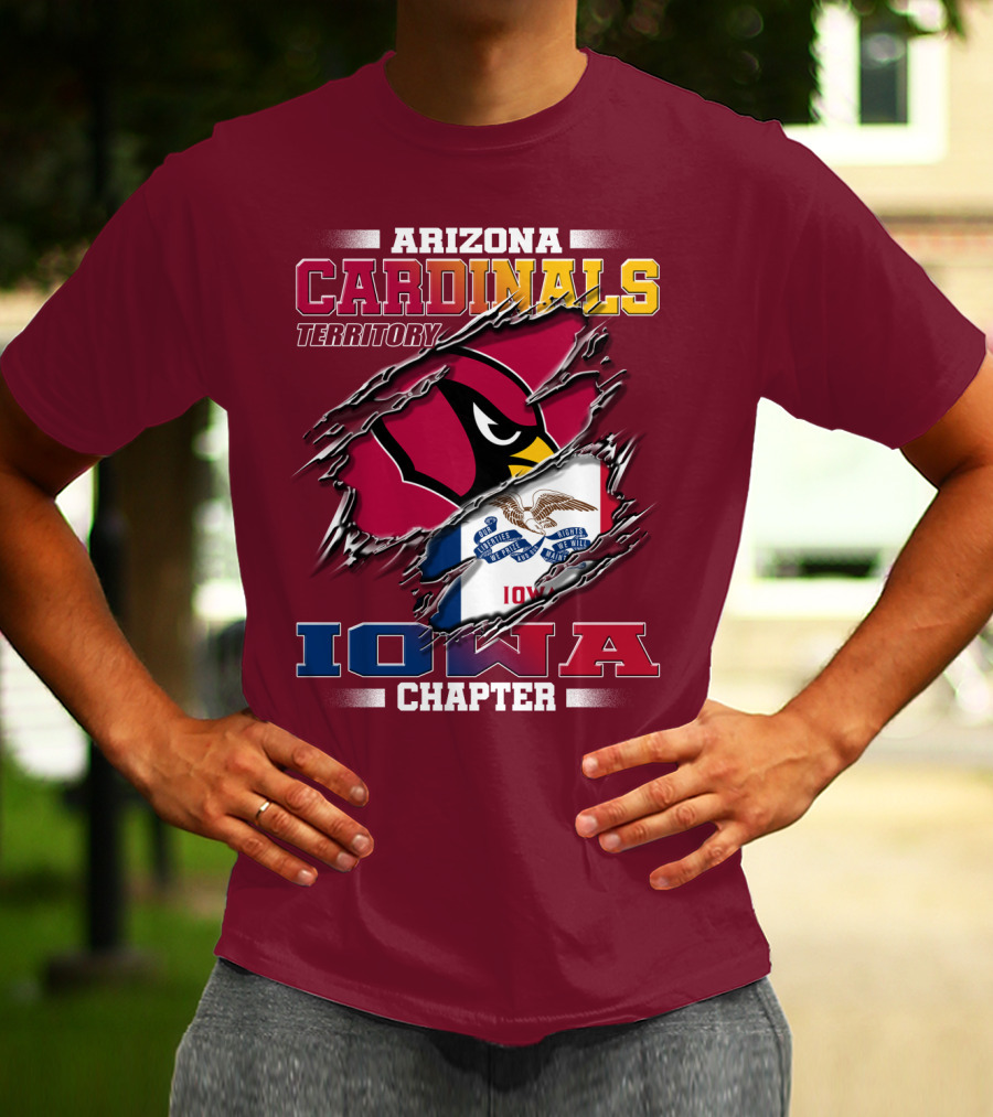 Arizona Cardinals Territory Iowa Chapter T-Shirt