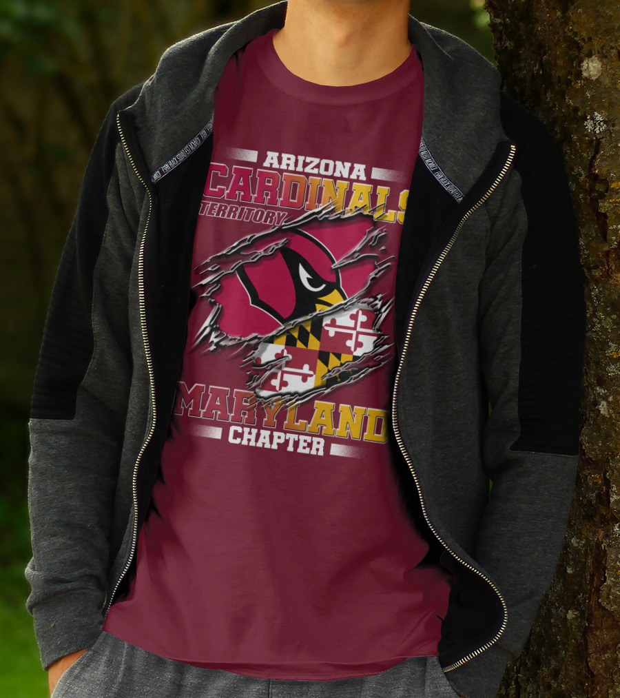 Arizona Cardinals Territory Maryland Chapter T-Shirt