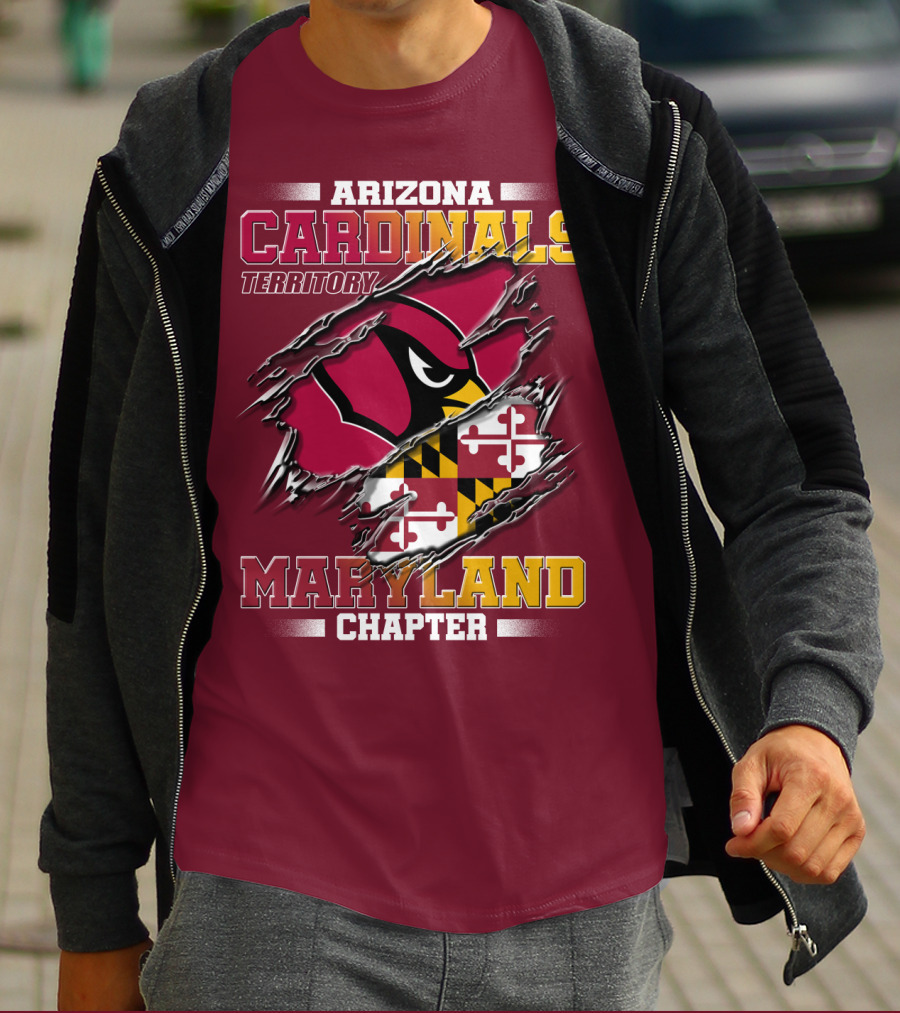 Arizona Cardinals Territory Maryland Chapter T-Shirt