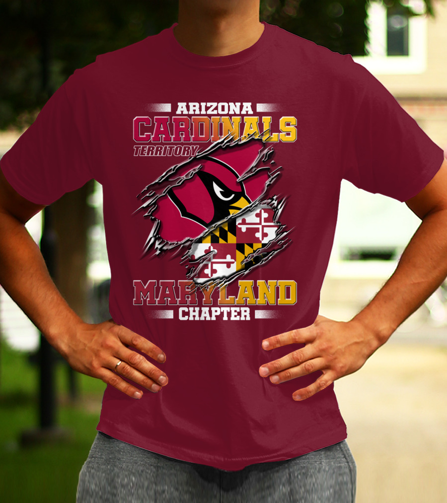 Arizona Cardinals Territory Maryland Chapter T-Shirt