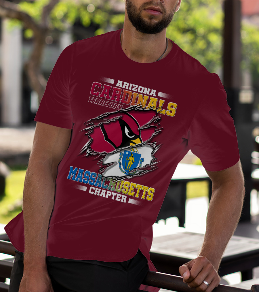 Arizona Cardinals Territory Massachusetts Chapter T-Shirt