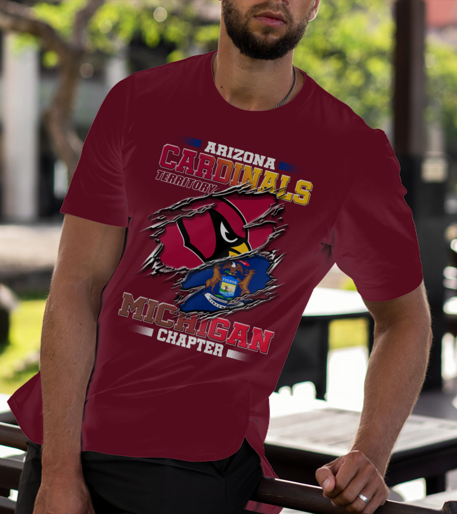 Arizona Cardinals Territory Michigan Chapter T-Shirt