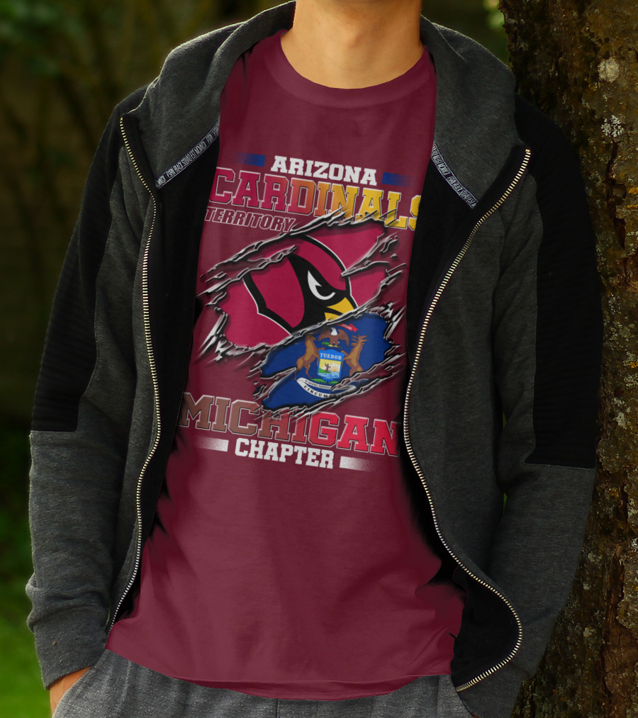 Arizona Cardinals Territory Michigan Chapter T-Shirt