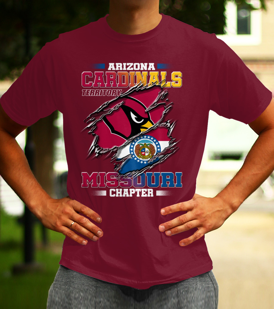 Arizona Cardinals Territory Missouri Chapter T-Shirt
