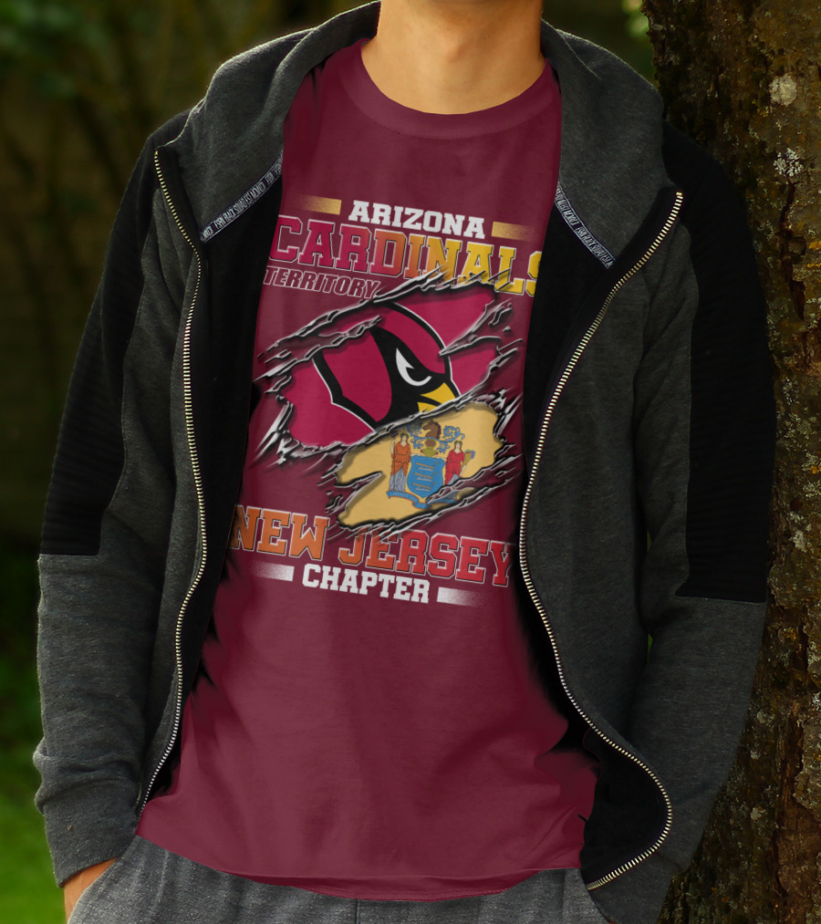 Arizona Cardinals Territory New Jersey Chapter T-Shirt
