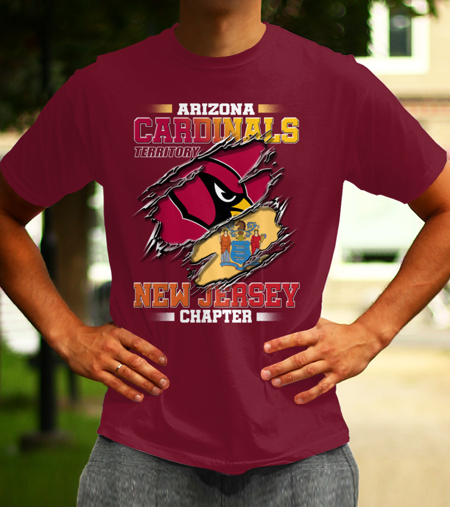 Arizona Cardinals Territory New Jersey Chapter T-Shirt