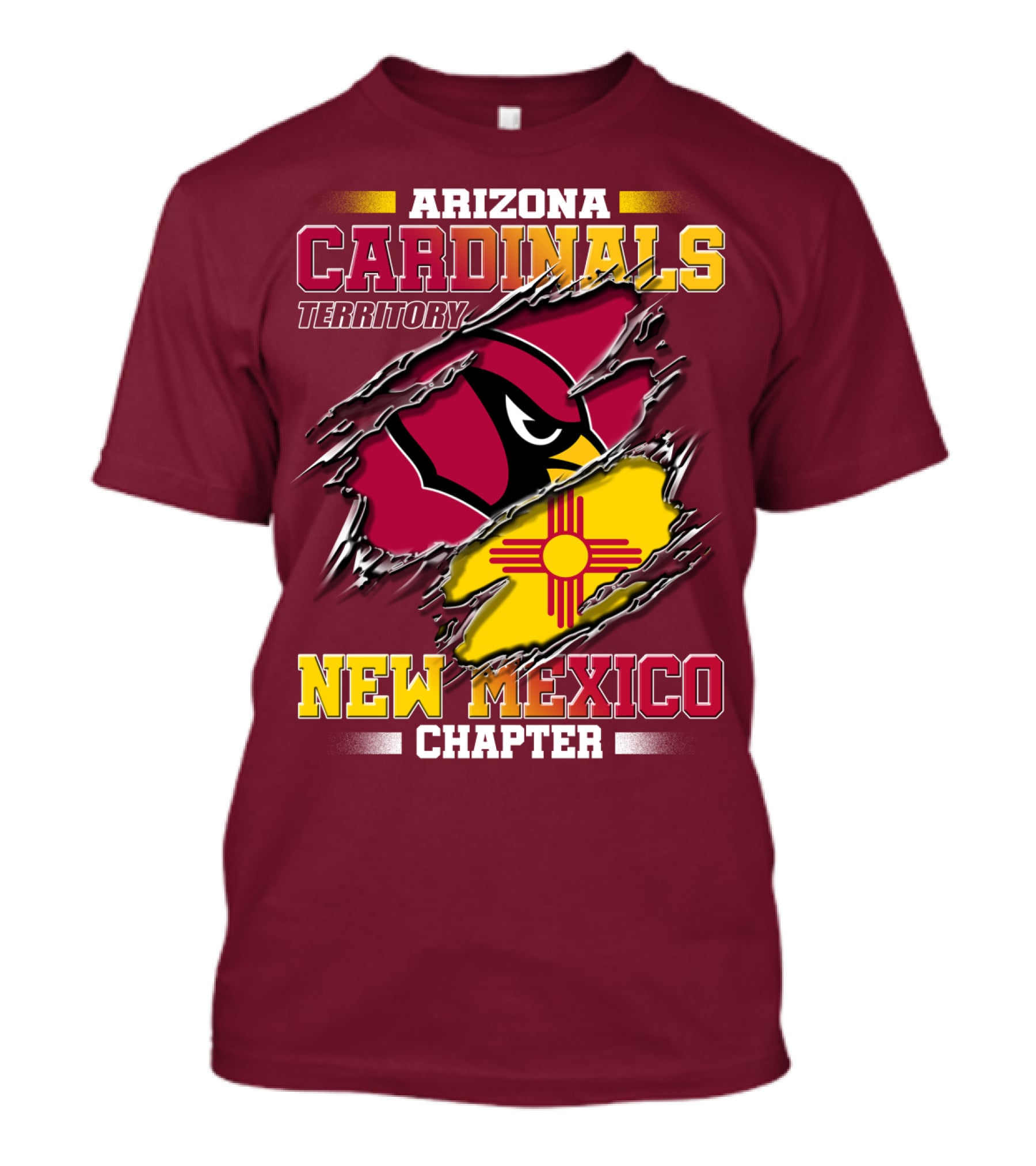 Arizona Cardinals Territory New Mexico Chapter T-Shirt