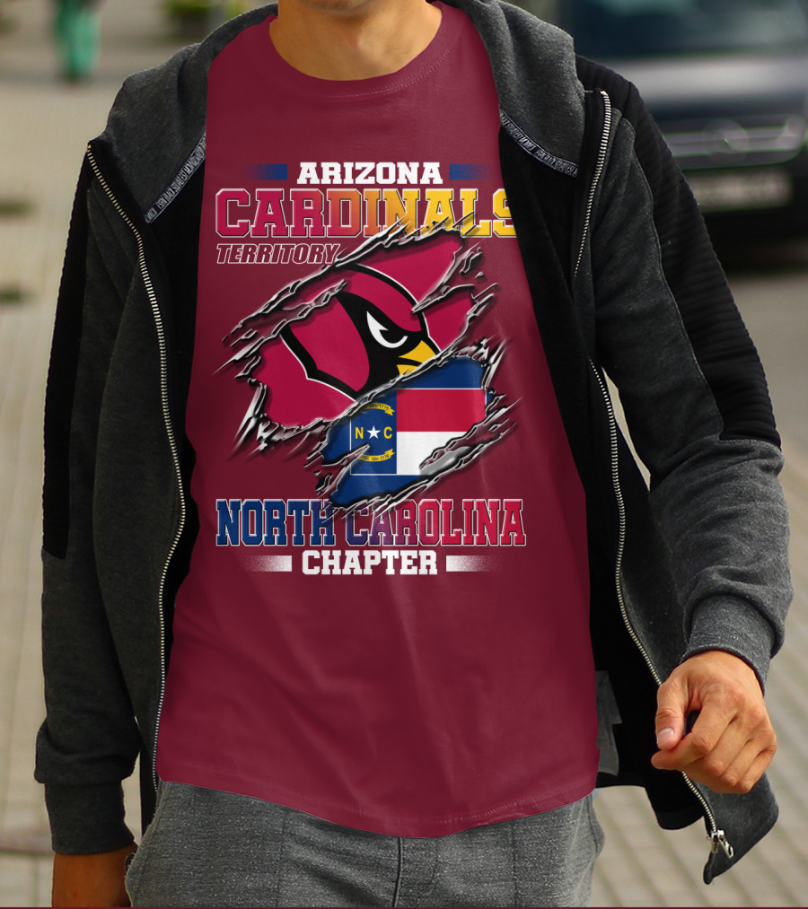 Arizona Cardinals Territory North Carolina Chapter T-Shirt