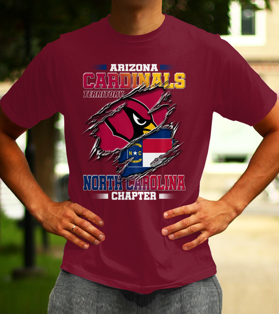 Arizona Cardinals Territory North Carolina Chapter T-Shirt