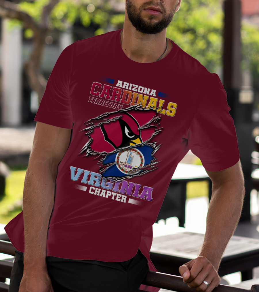 Arizona Cardinals Territory Virginia Chapter T-Shirt