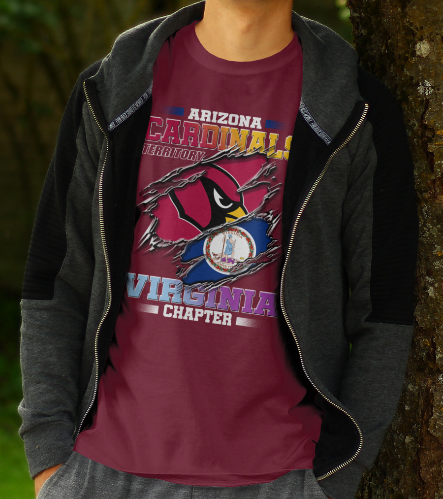 Arizona Cardinals Territory Virginia Chapter T-Shirt