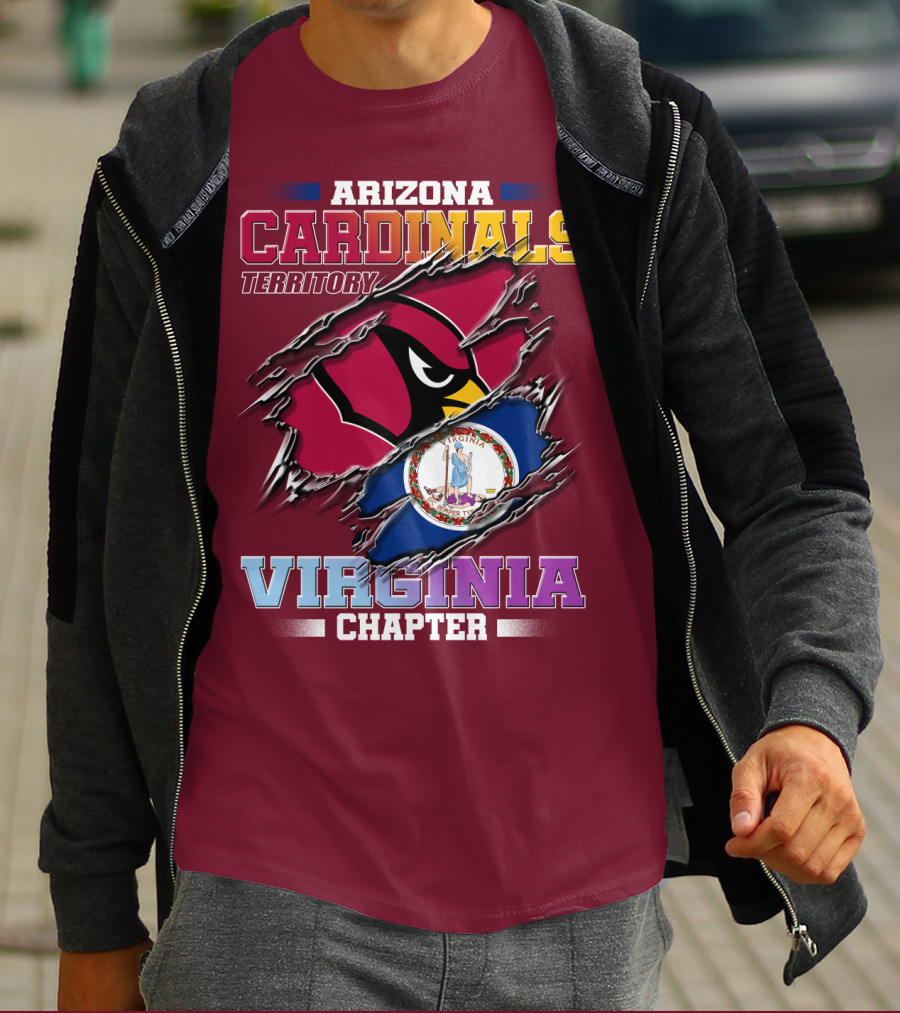 Arizona Cardinals Territory Virginia Chapter T-Shirt
