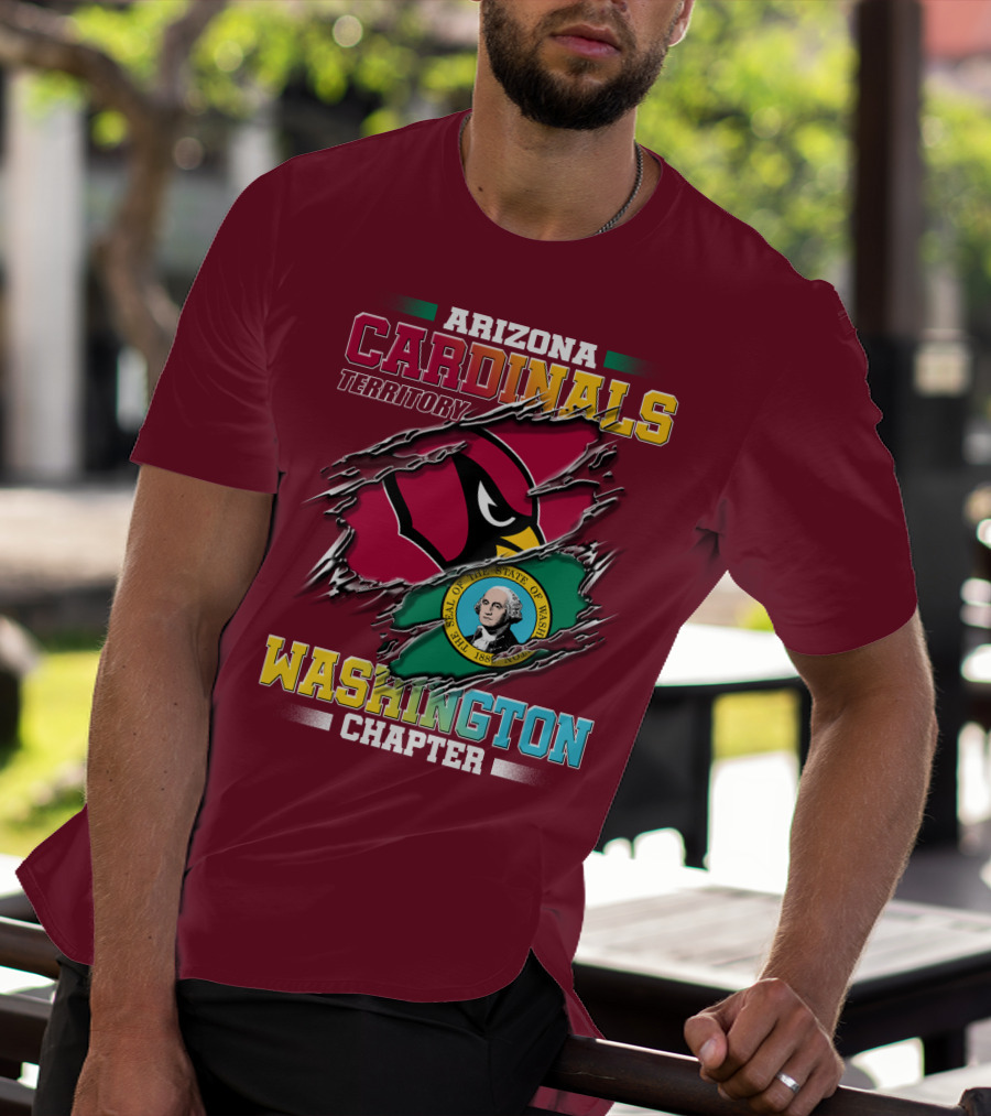 Arizona Cardinals Territory Washington Chapter T-Shirt