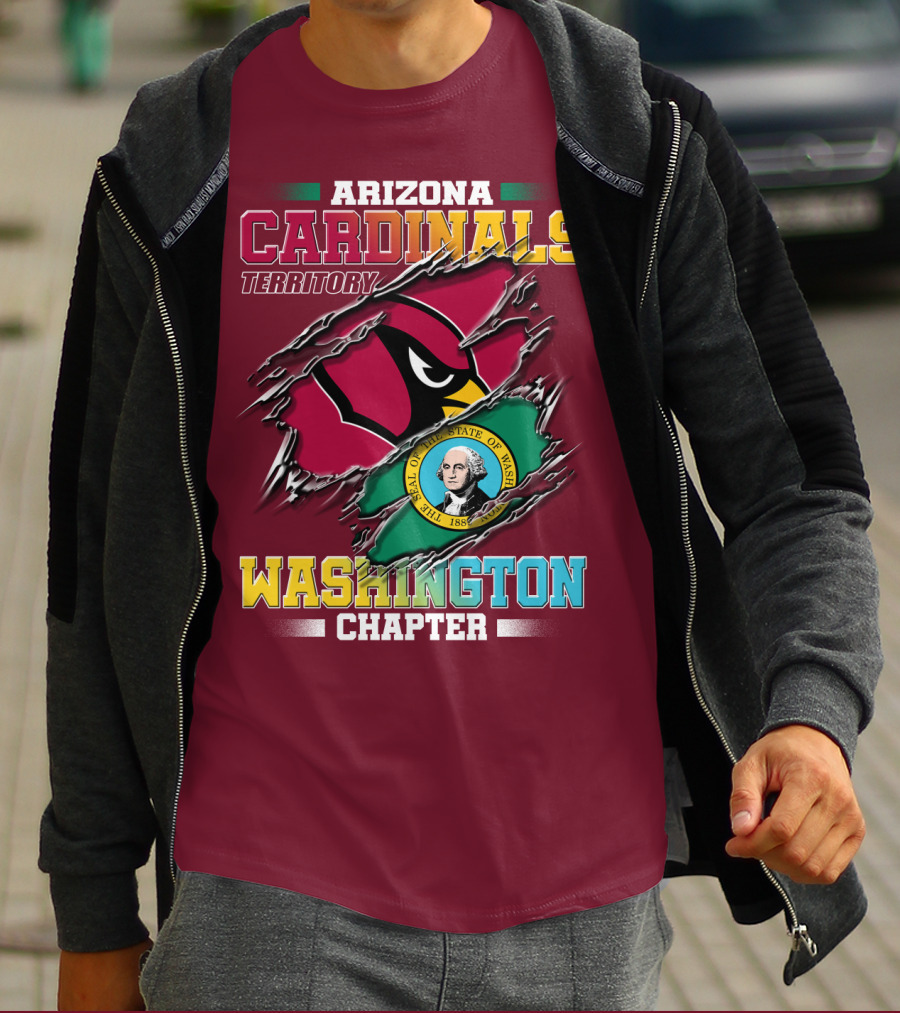 Arizona Cardinals Territory Washington Chapter T-Shirt