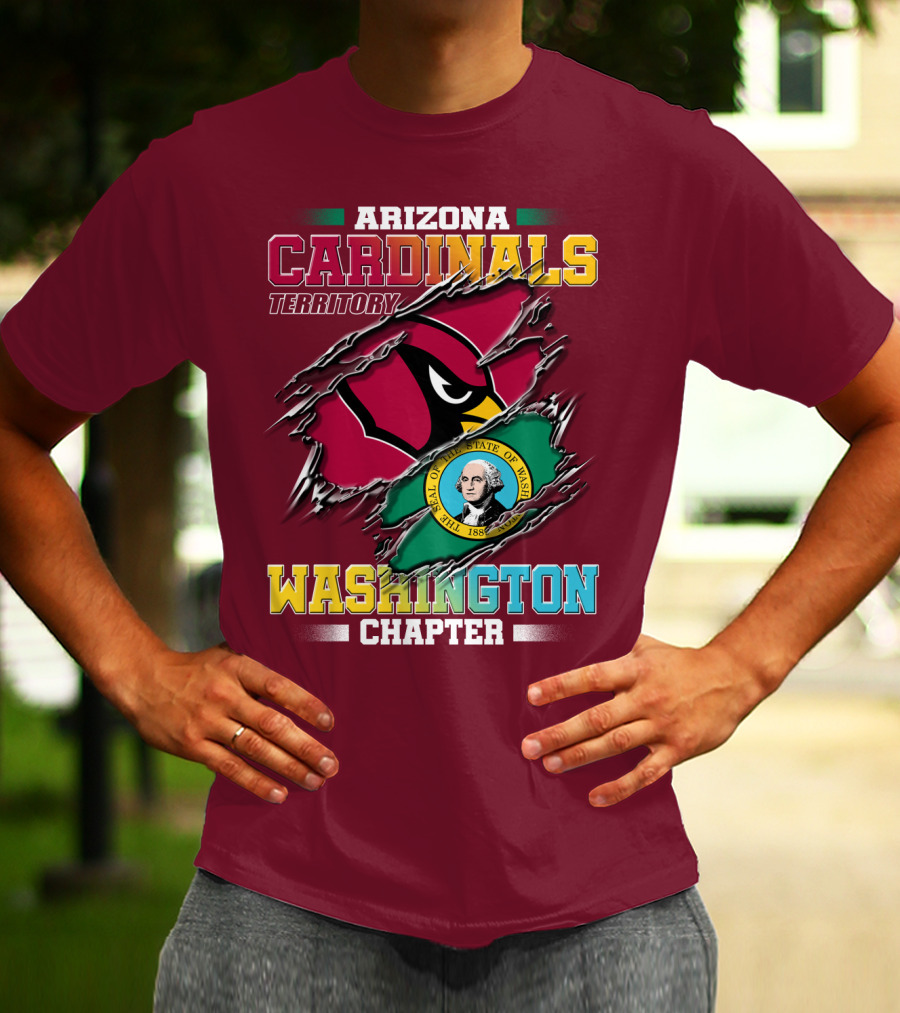 Arizona Cardinals Territory Washington Chapter T-Shirt