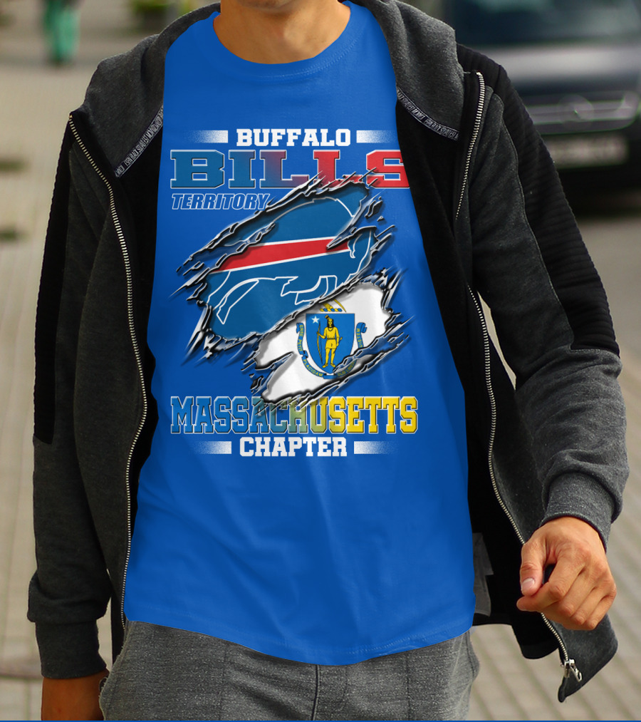 BUFFALO BILLS TERRITORY MASSACHUSETTS CHAPTER T-Shirt