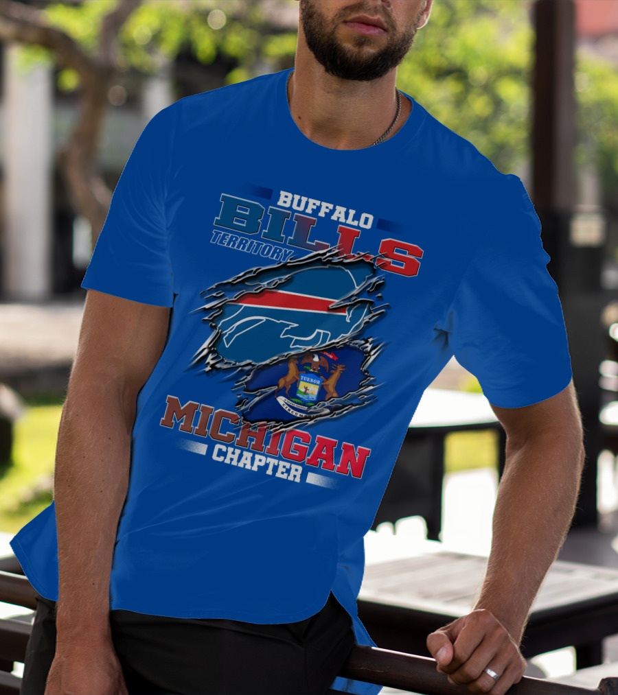 Buffalo Bills Territory Michigan Chapter T-Shirt