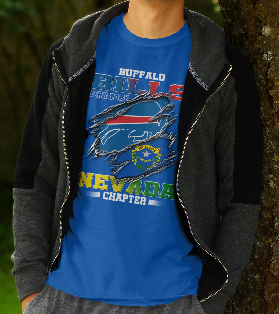 Buffalo Bills Territory Nevada Chapter Battle Born T-Shirt