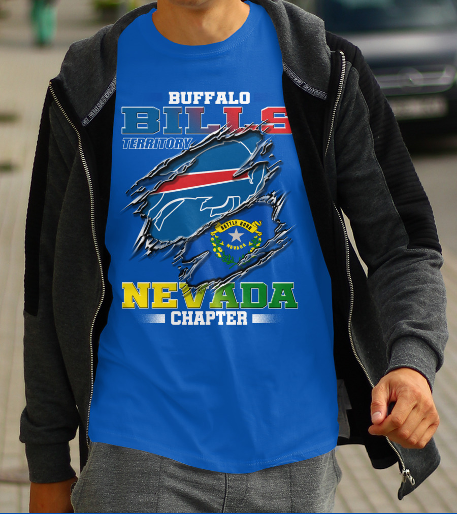 Buffalo Bills Territory Nevada Chapter Battle Born T-Shirt