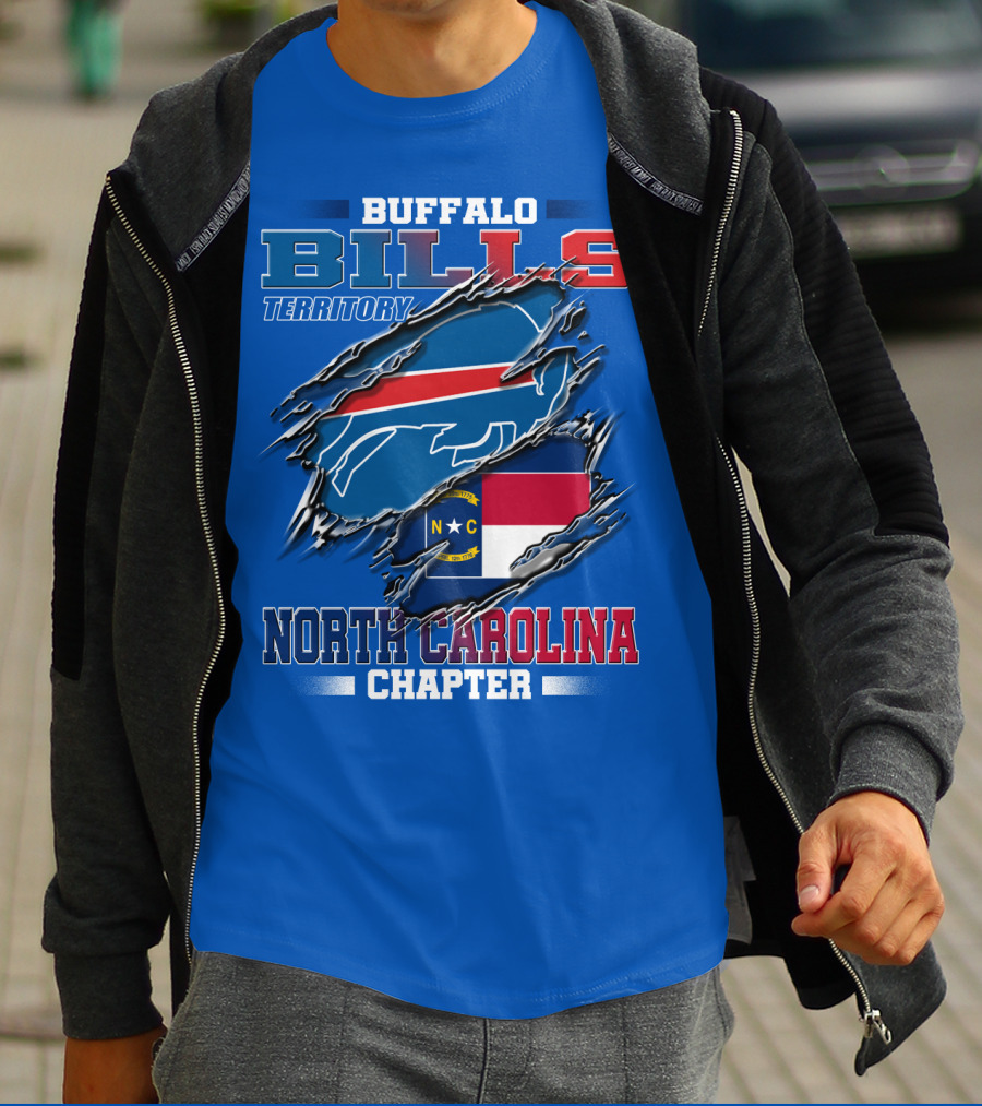 Buffalo Bills Territory North Carolina Chapter T-Shirt