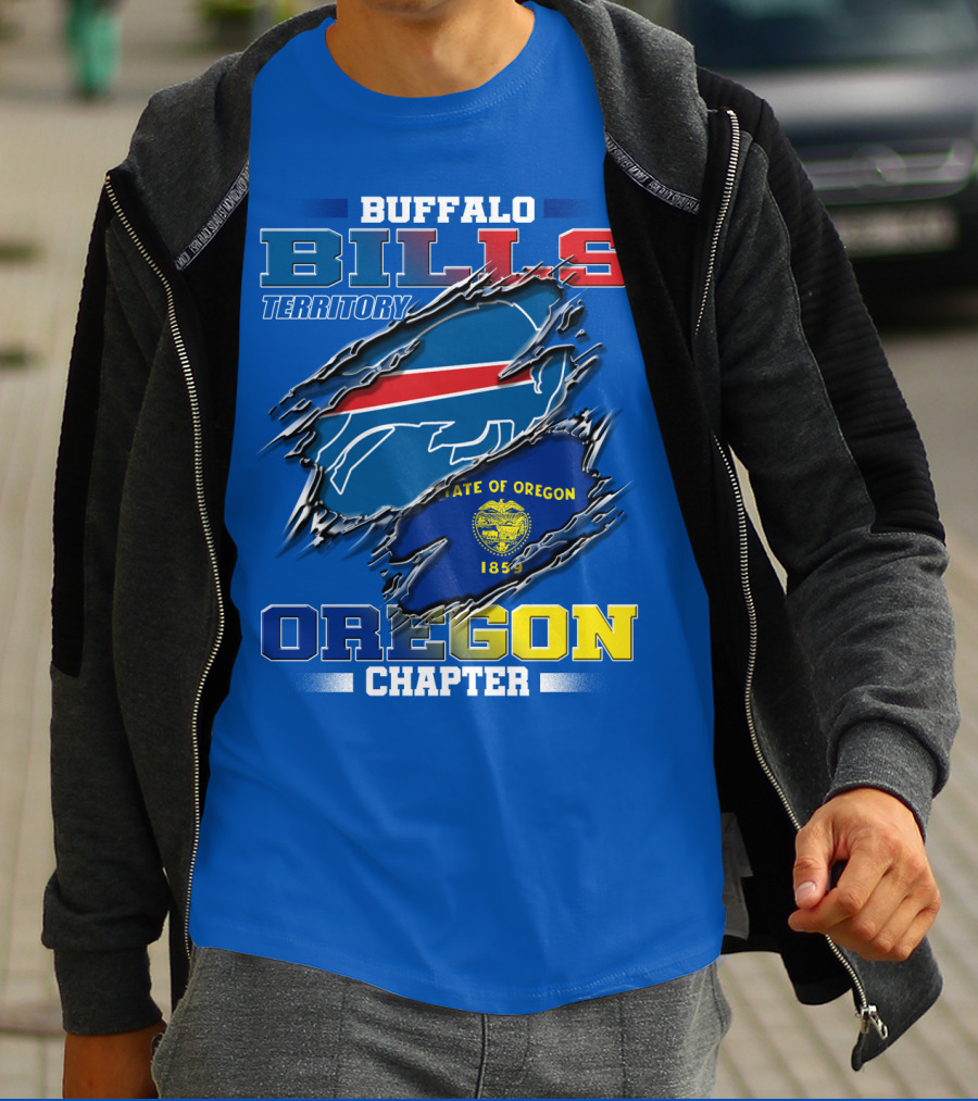 Buffalo Bills Territory Oregon Chapter State Of Oregon 1859 T-Shirt