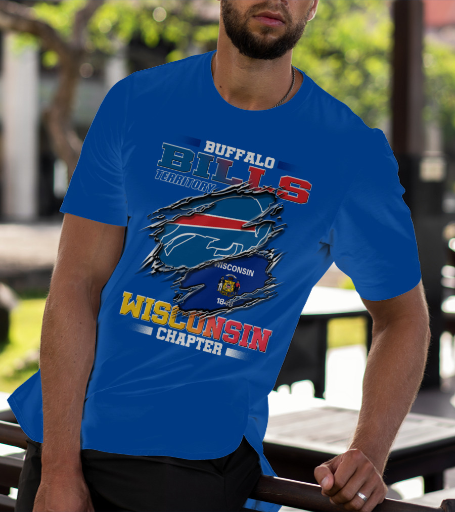 Buffalo Bills Territory Wisconsin Chapter 1848 T-Shirt