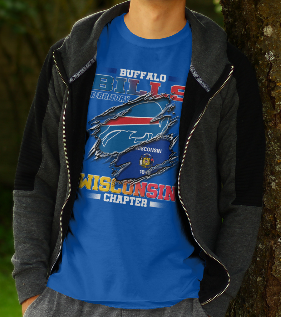 Buffalo Bills Territory Wisconsin Chapter 1848 T-Shirt