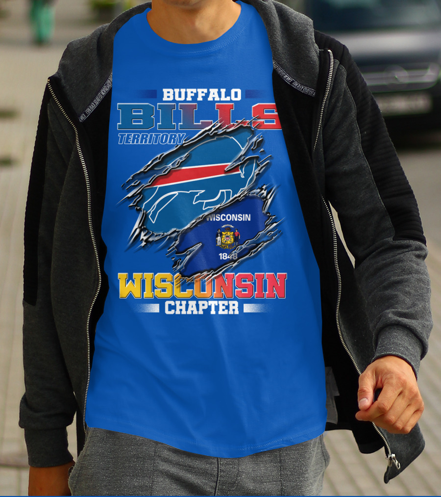 Buffalo Bills Territory Wisconsin Chapter 1848 T-Shirt