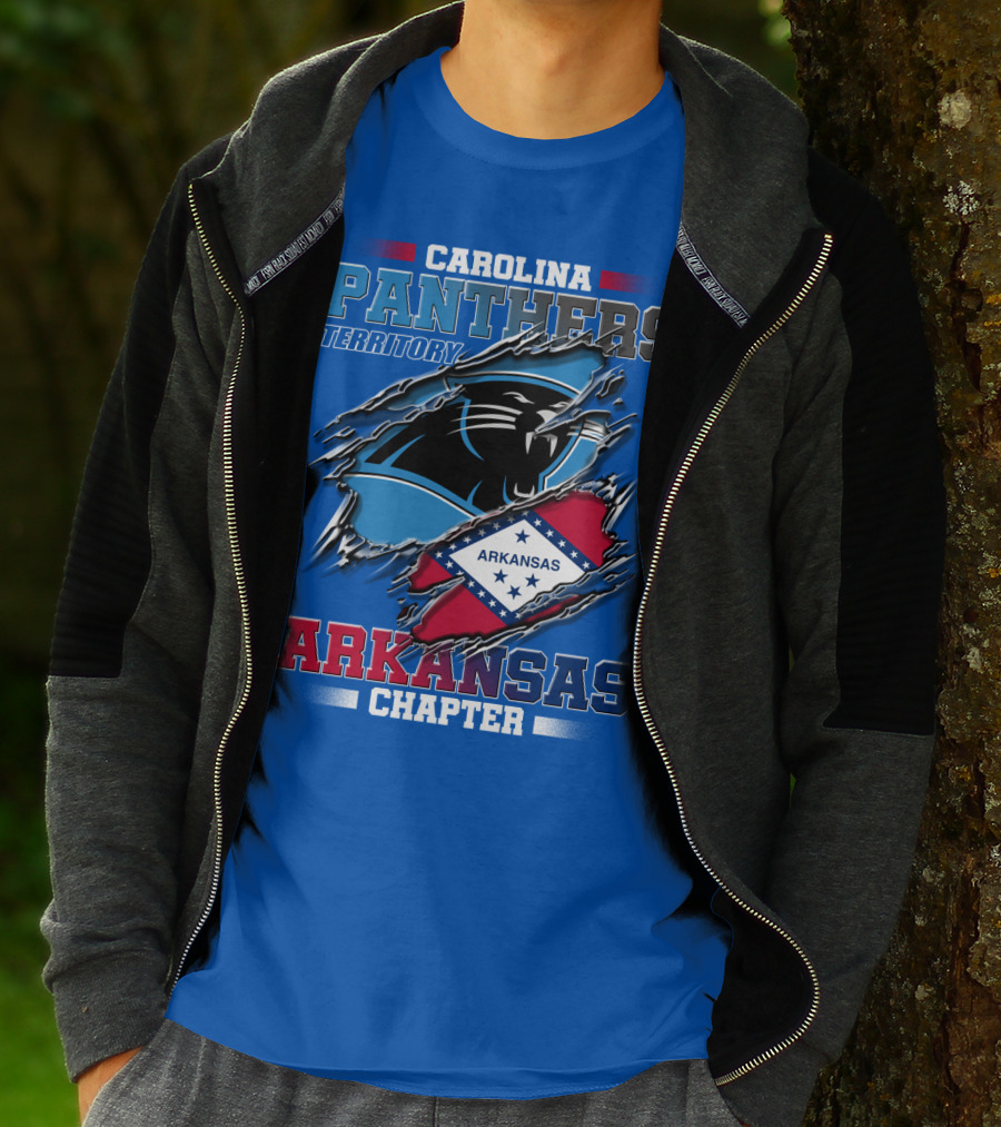 Carolina Panthers Territory Arkansas Chapter T-Shirt