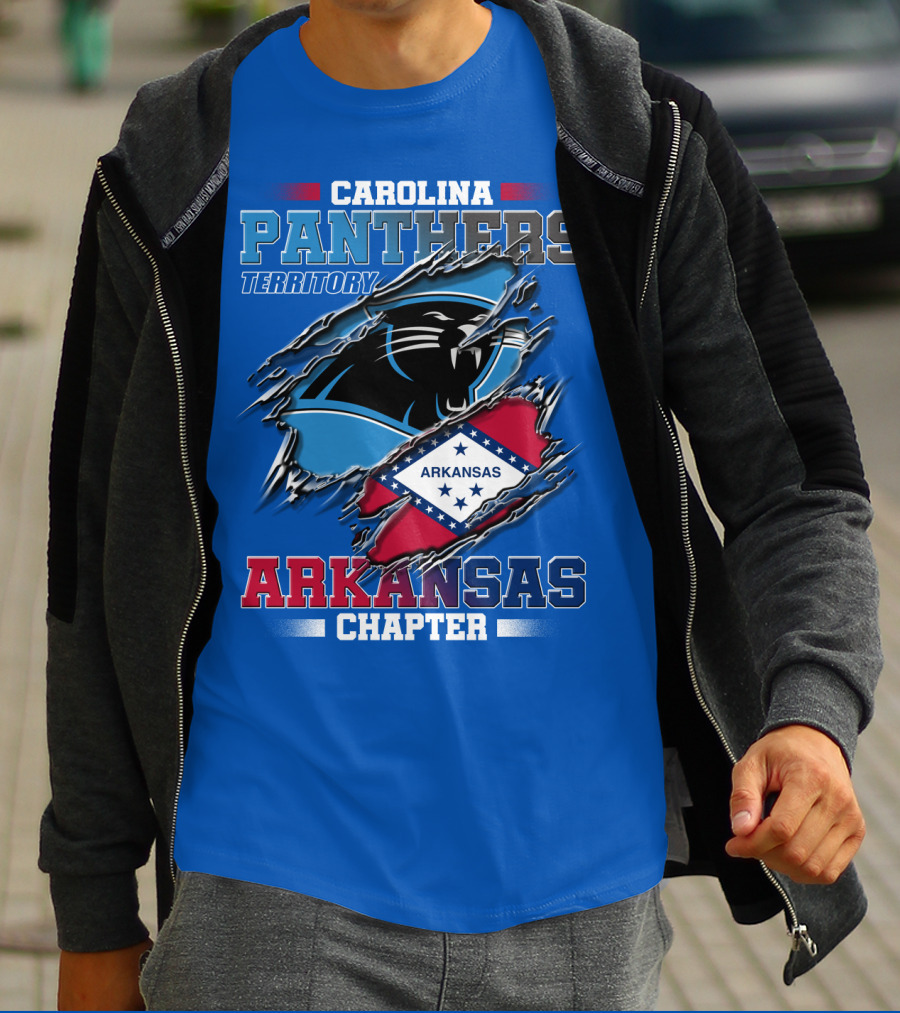 Carolina Panthers Territory Arkansas Chapter T-Shirt