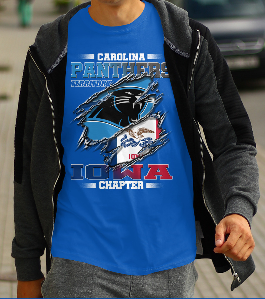 Carolina Panthers Territory Iowa Chapter T-Shirt