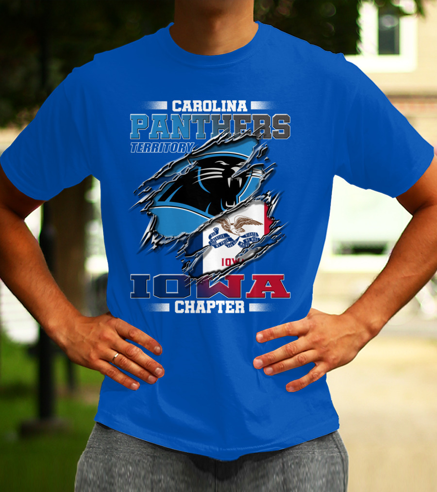 Carolina Panthers Territory Iowa Chapter T-Shirt