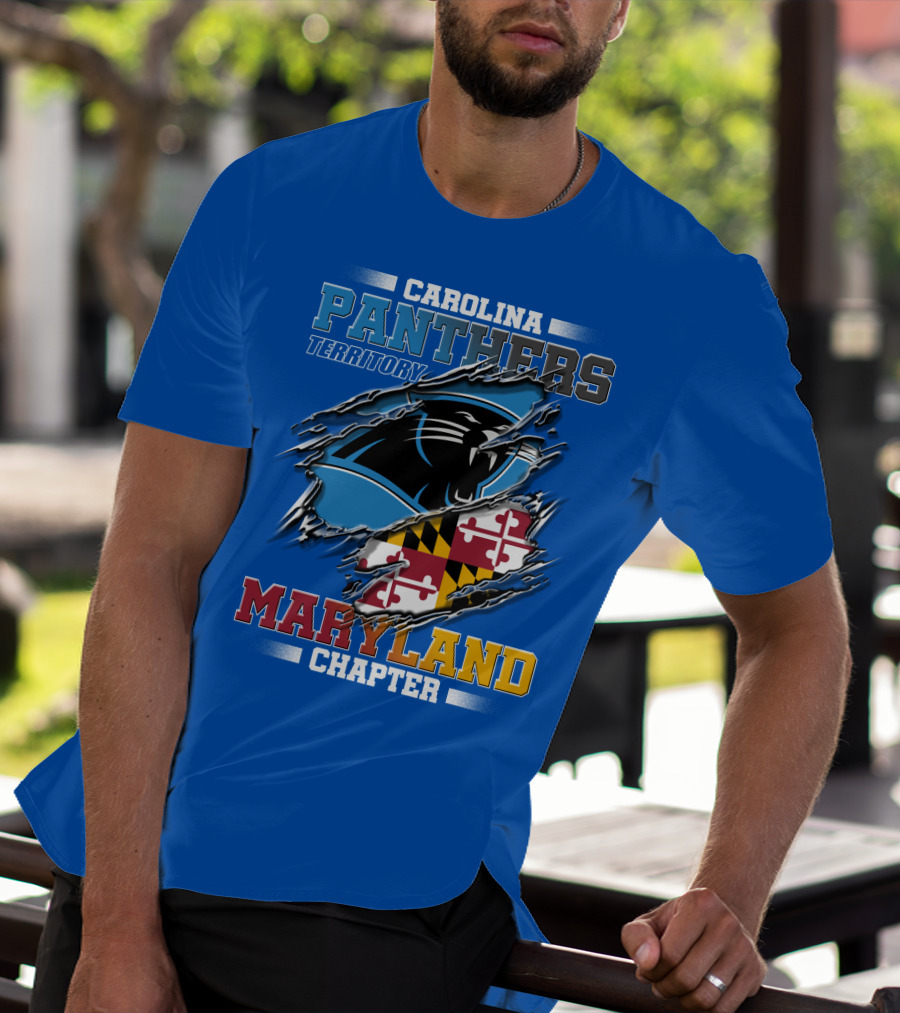 Carolina Panthers Territory Maryland Chapter T-Shirt