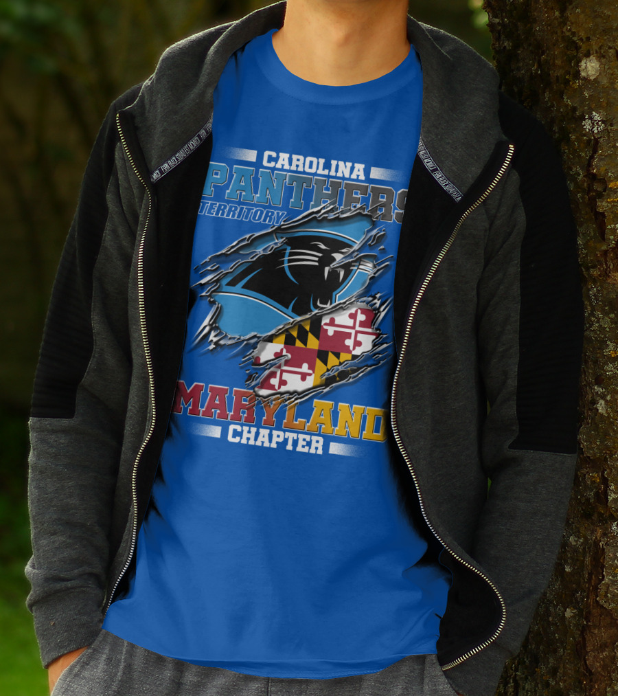Carolina Panthers Territory Maryland Chapter T-Shirt