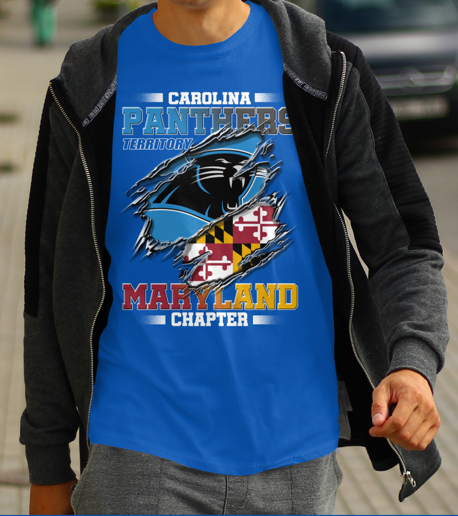 Carolina Panthers Territory Maryland Chapter T-Shirt
