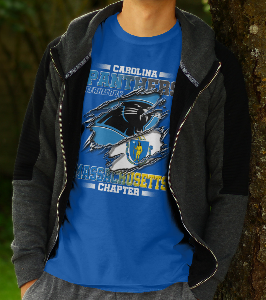 CAROLINA PANTHERS TERRITORY MASSACHUSETTS CHAPTER T-Shirt