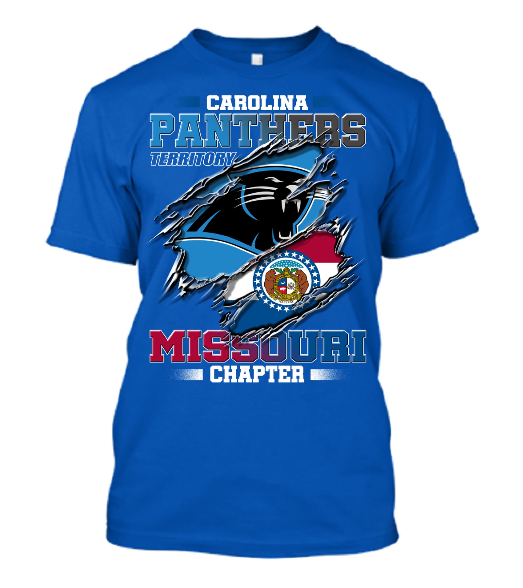 CAROLINA PANTHERS TERRITORY MISSOURI CHAPTER T-Shirt
