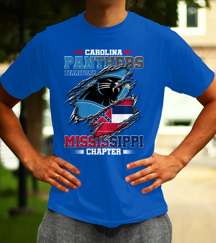 Carolina Panthers Territory Mississippi Chapter T-Shirt