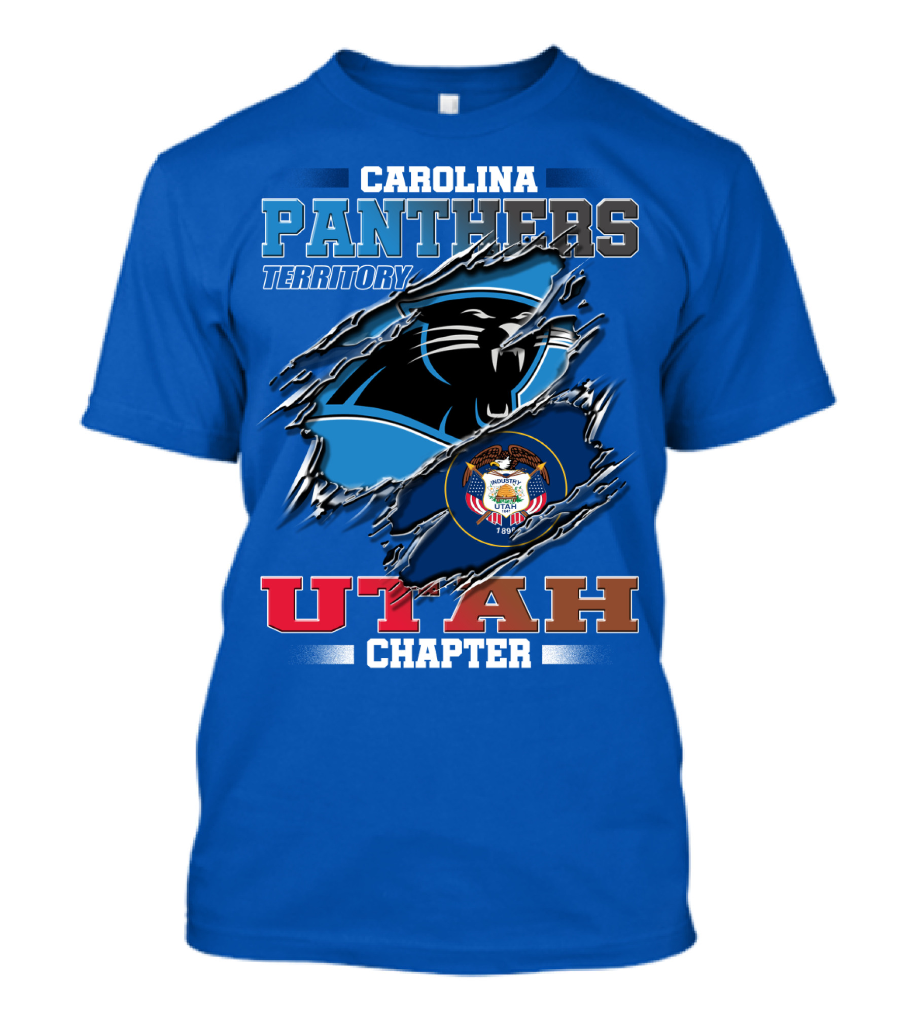 Carolina Panthers Territory Utah Chapter T-Shirt