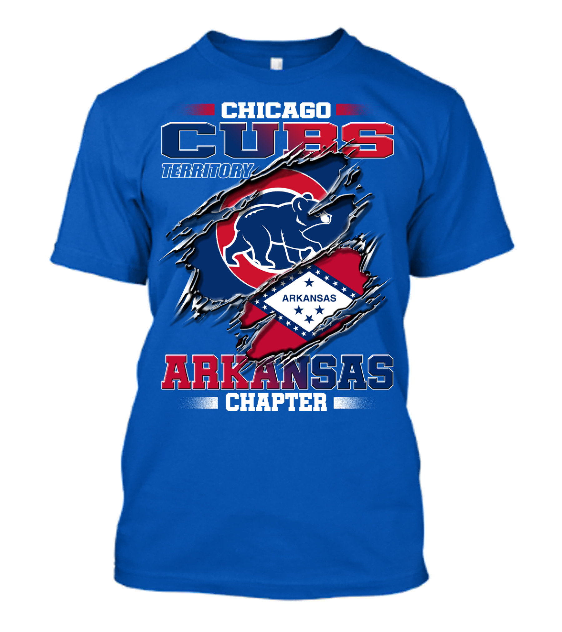 Chicago Cubs Territory Arkansas Chapter T-Shirt