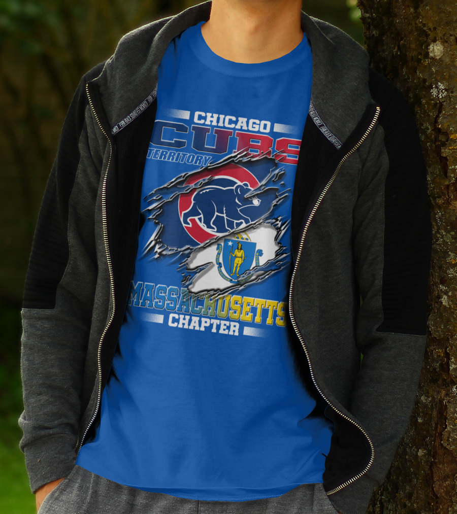 Chicago Cubs Territory Massachusetts Chapter T-Shirt