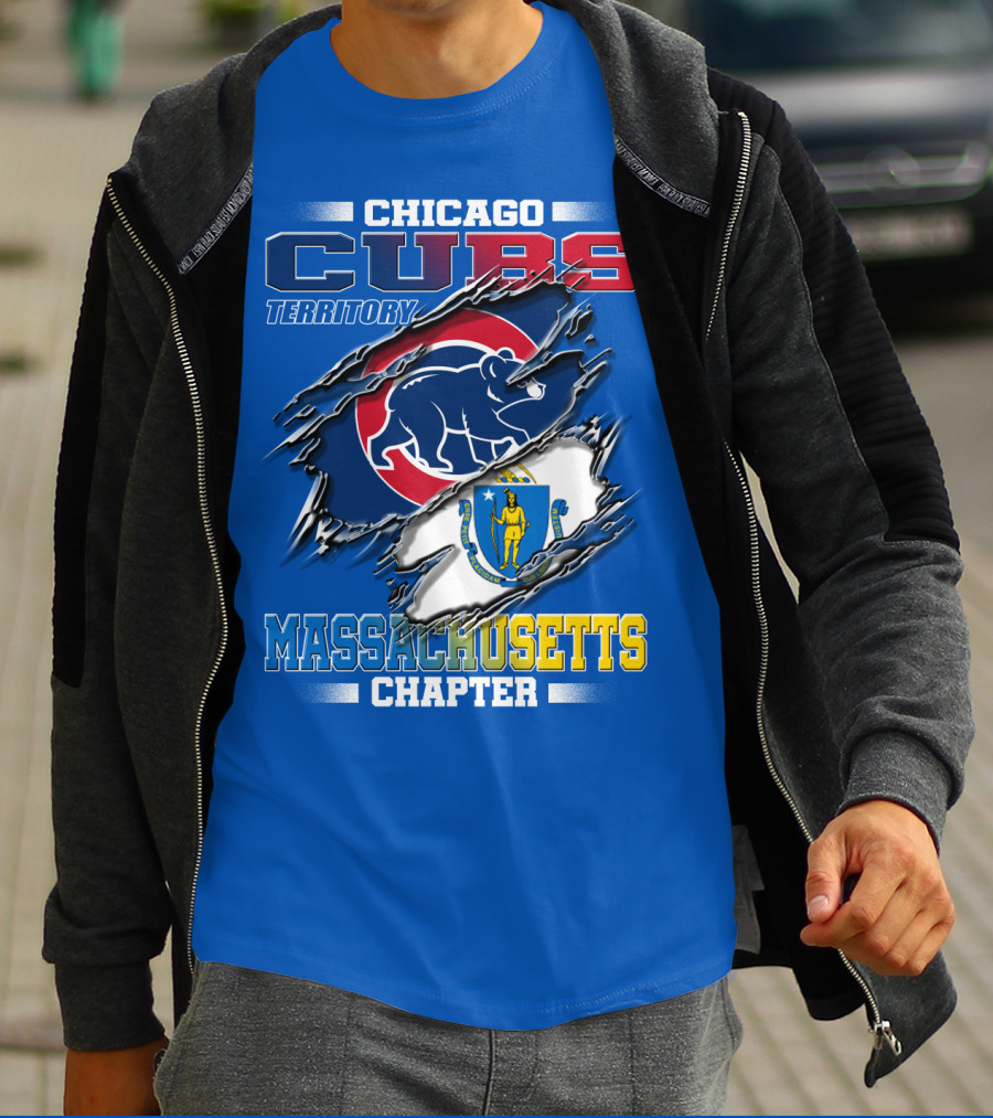 Chicago Cubs Territory Massachusetts Chapter T-Shirt